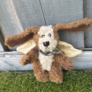 vintage Boyd's Bear Dog Angel stuffed toy.